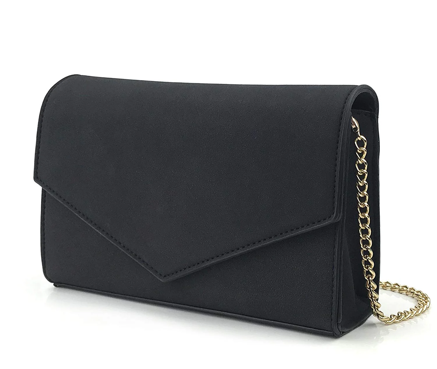 Suede Envelope Clutch