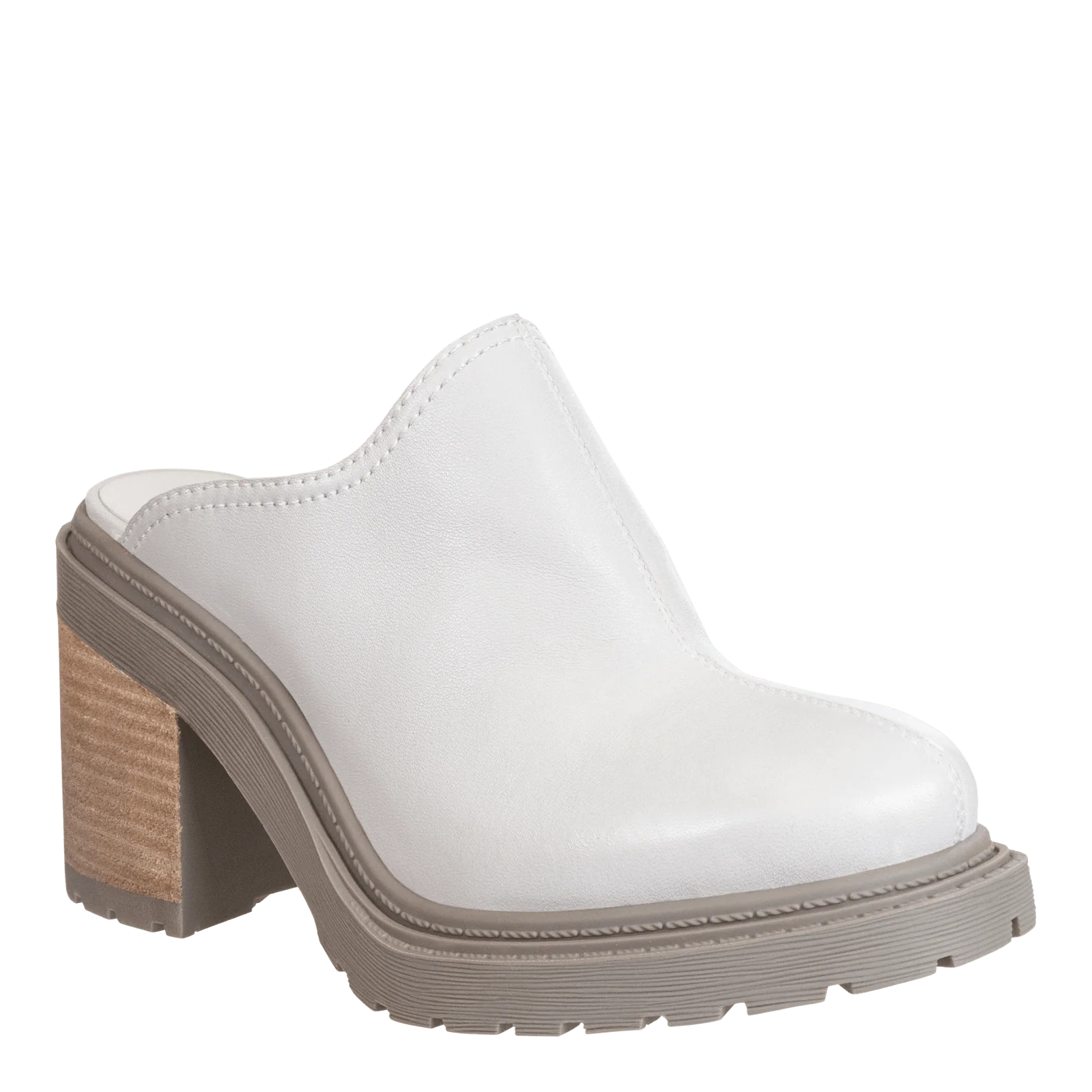 Rise Slip-On Heeled Mule 鈥?Mist