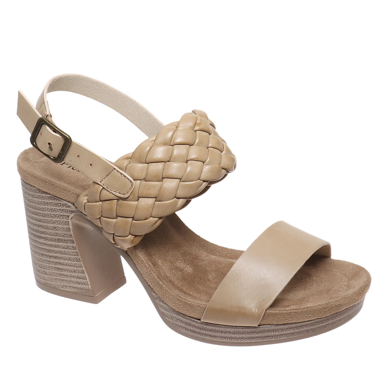 Morgen Wedged Heel 鈥?Taupe